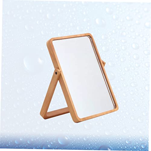 Espejo para maquillaje plegable con luz diseño cuadrado miniatura 5