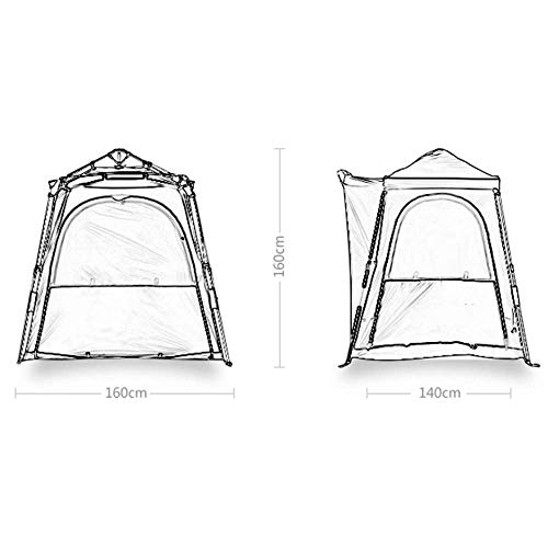 Carpa de Camping Automática Impermeable 140x160 cm miniatura 4