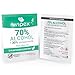 Wipex 70% Isopropyl Alcohol Wipes - Individually Wrapped Sachets, Electronic & Tech Wipes in Dispensing Box, 100 Count (Pack of 1)