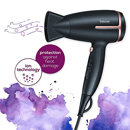 Beurer HC25 Travel Hair Dryer 3 years Warranty 1600 Watts, Black - Image 5