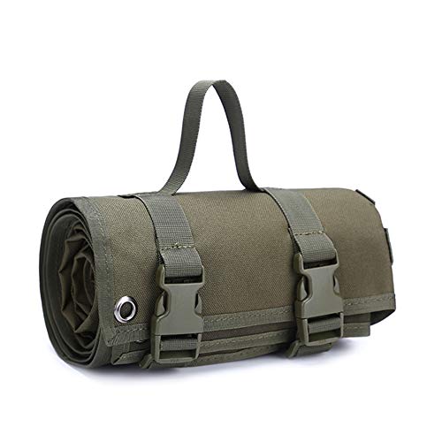 ODOORACT Esterilla de tiro enrollada, antideslizante, para entrenamiento al aire libre, táctica, ampliada, esterilla de tiro, antideslizante, alfombrilla duradera para deportes de tiro al aire libre Cover