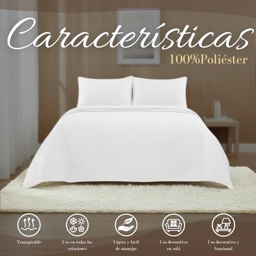Colcha bouti de diseño estampado suave con fundas de cojín para cama 150 7