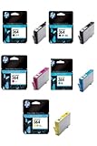  5 Original Druckerpatronen für HP Photosmart Premium C310g (Black/Photoblack//Yellow/Cyan/Magenta) Tintenpatronen