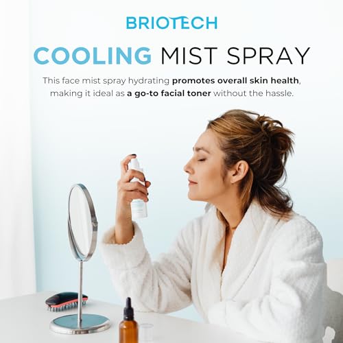 BRIOTECH Skin Renew Toner Gesichtsspray - reines Hypochlorous Acid Spray - beruhigendes HOCl Gesichtswasser für alle Hauttypen - feuchtigkeitsspendender, Erfrischung Hypochlorige Säure Toner, 100 ml