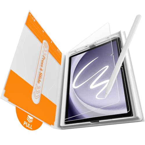 Image of EZ-GLAZ-2 Pack Paper-Feel Screen Protector for Galaxy Tab A11 Plus / A9 Plus (11 Inch) - Apple Pencil Compatible, 9H+ Tempered Glass, Matte Film, Anti-Scratch, Bubble Free, with Installation Box