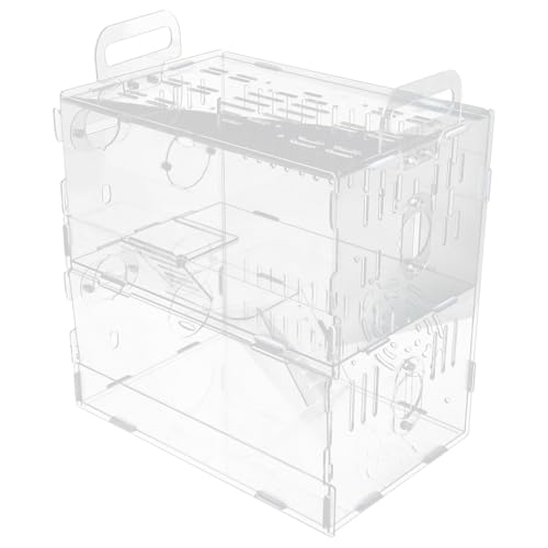 Cage à hamster en acrylique transparente Veemoon double niveau - 2