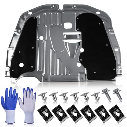 74110-TBA-A00 Lower Engine Splash Guard Under Car Shield Cover Board for Honda Civic 2016 2017 2018 2019 2020 2021 Front Centre Underbody Shield | with 90674-TY2-A01 Pins and 90105-TBA-A00 Bolts