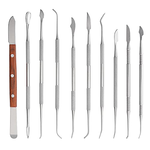 Faruijie WAX CARVERS 10PCS WITH CASE Dental Wax Carver Tools Set thumb #5