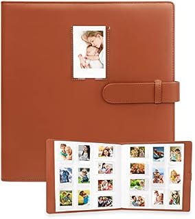 640 Pockets Photo Album for Fujifilm Instax Mini 11 90 70 9 8+ 8 LiPlay Instant Camera, For Polaroid Snap/PIC-300/Z2300/ SocialMatic Instant Cameras & Zip Instant Printer (Blue)