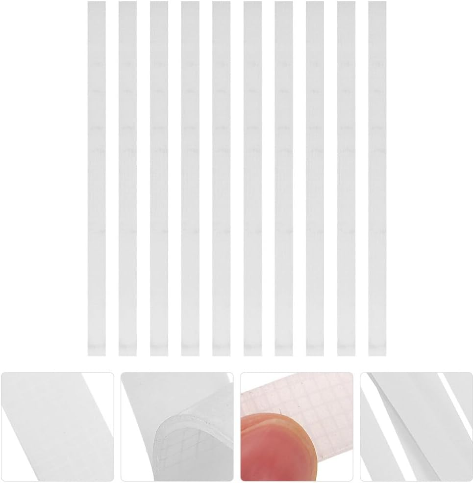 SHINEOFI 10pcs Book Repair Tapes Thermal Glue Strips for Bookbinding Crafts Office Use Strong Adhesion Versatile Binding for Documents and Textbooks