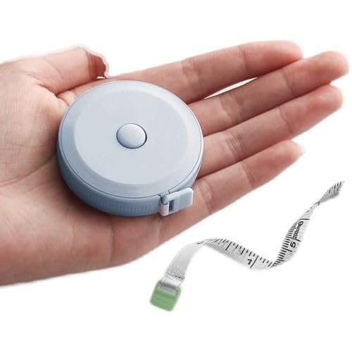Body Tape Measure, Professional Mini Tape Measure, 1 Meter Length, Compact Measuring Tool, Retractable Measuring Tape for Body: Waist, Hip, Bust, Arms, and More