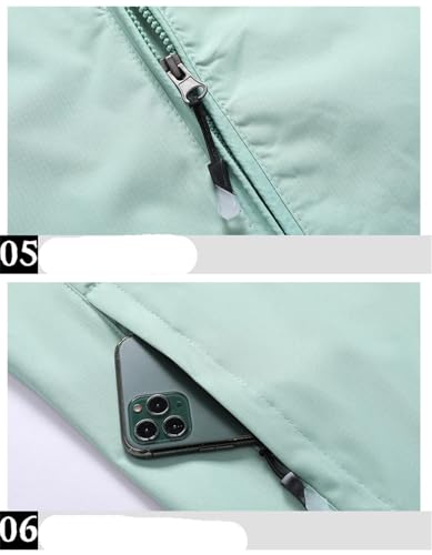 Veste coupe-vent imperméable pour randonnée et sorties nature - 5
