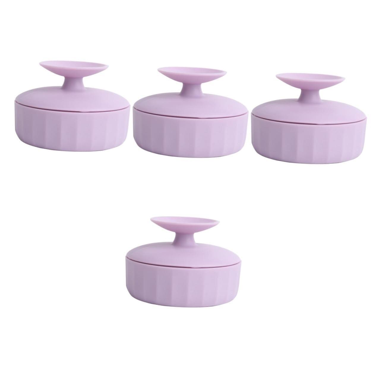 FRCOLOR 4stücke Reise Make-up Pinsel Reiniger Mit Faltbarer Reinigungsschale Nutzung Für Einfache Und Gründliche Von Kosmetikpinseln Tragbar Und Leicht Zu Verwenden