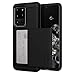 Spigen Slim Armor CS etui kompatybilne z Samsung Galaxy S20 Ultra, 2-częściowe etui na telefon komórkowy z przegródką na karty TPU + tylna osłona PC, czarne etui ACS00719