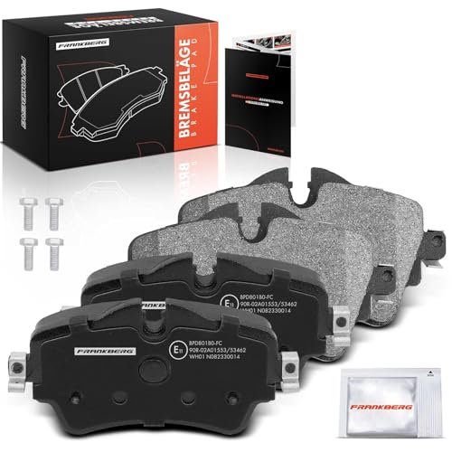 Frankberg Bremsbelagsatz inkl. 4x Bremsbeläge Vorne Kompatibel mit 2 Active Tourer F45 M.i.n.i Cabriolet F57 M.i.n.i F55 M.i.n.i Clubman F54 Replace# 34106863293