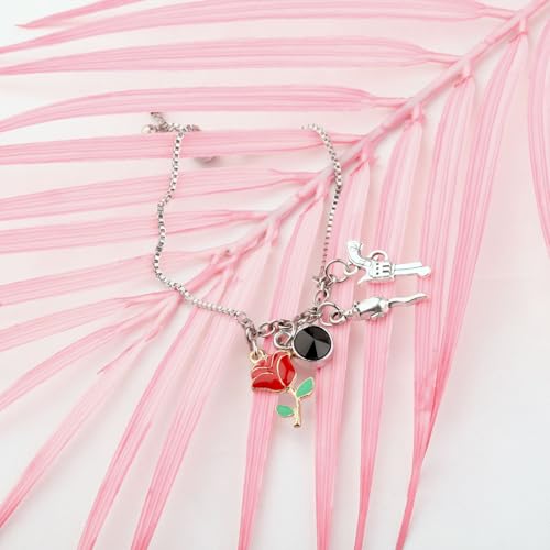 UJIMS Haunting Inspired Gift Run Little Mouse Bracelet Zade Fans Jewelry Dark Romance Merch Smut Reader Gift4