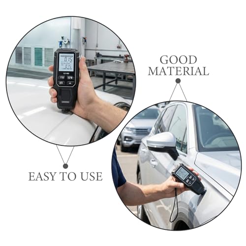 Medidor digital de espesor de pintura para autos miniatura 3