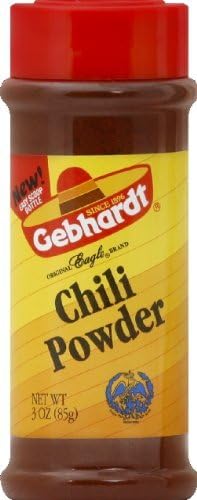 Amazon.com : Gebhardt Chili Powder 3.0 OZ (Pack of 12) : Gebhardt S ...