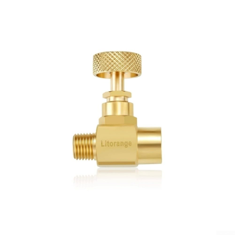 Vanne pointeau laiton NPT pour installation gaz et propane de camping-car