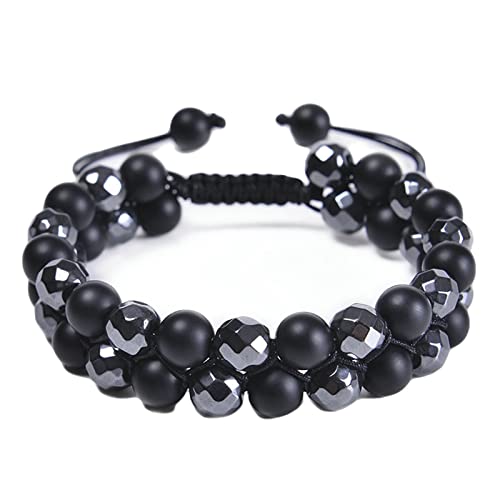 Bracelets de perles naturelles 8mm réglables pour femme tendance
