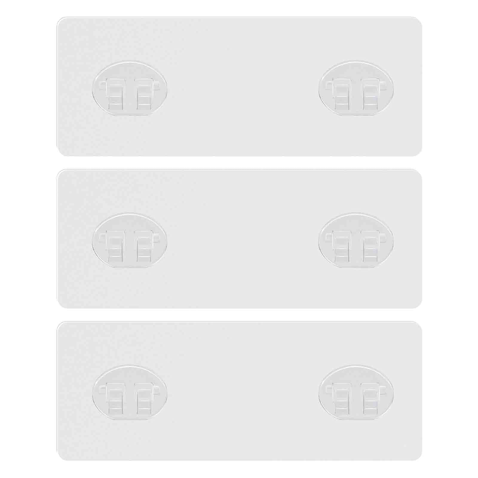 BOPAITransparent Adhesive Strips for Corner Shower Caddy Accessories, 3 Pack