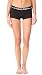 Calvin Klein Women's Id Cotton Large Waistband Trunk Panty, Black, S