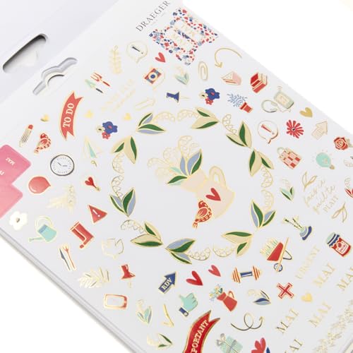 Draeger Paris - Carnet De Stickers D'Organisation Home Office - 12 Feuilles – Image 4