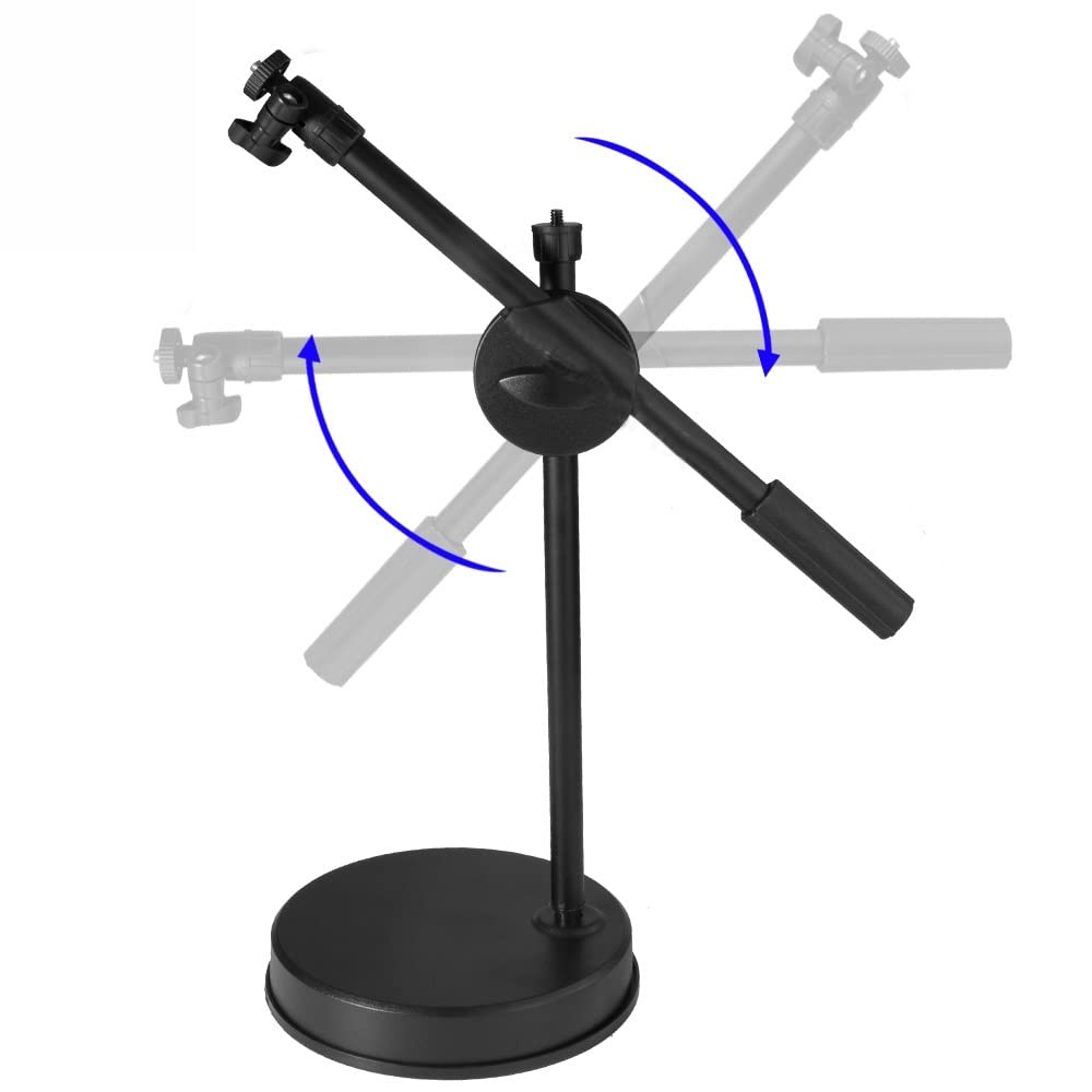 Akcesoria do mikroskopu laboratoryjnego, uchwyt monopod z adapterem pierścieniowym, statyw stołowy do fotografowania z uchwytem na kamerę do cyfrowego mikroskopu wideo (stojak z pierścieniem)