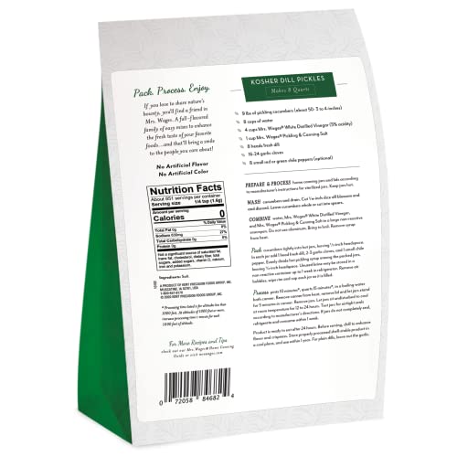 Mrs. Wages Pickling And Canning Salt, 3 Lbs (Pack Of 6) #TOP1