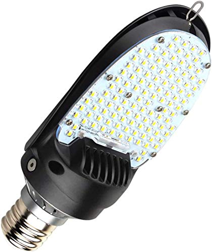 OSTEK 54W LED Shoebox Area Corn Light, 5000K E39 Rotatable Mogul 7560LM Commercial Lighting - Post Street Security Parking LED Paddle Light, UL DLC