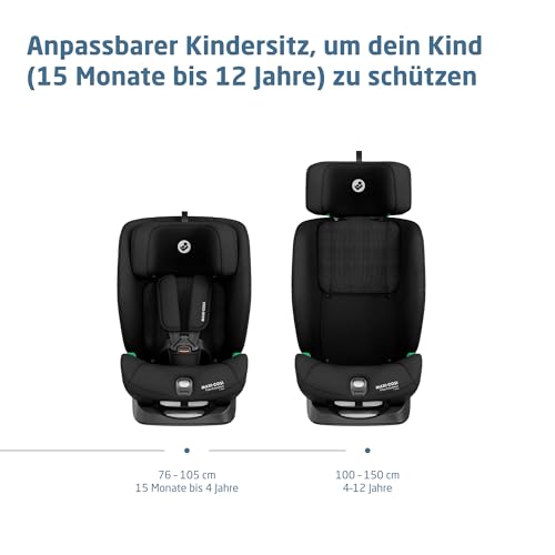 Maxi-Cosi Titan S Comfort i-Size, Kindersitz, 76–150 cm, Authentic Black – Ansicht 2