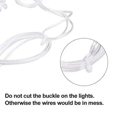Image of K D 6+6 OM + SATHIYA Multi Curtain LED String Lights, 138 LEDs Multi (3.5 ft Length + 0.5 FT Length After Adapter = 4ft) with 8 Modes Indoor Outdoor for Home, Diwali, Christmas