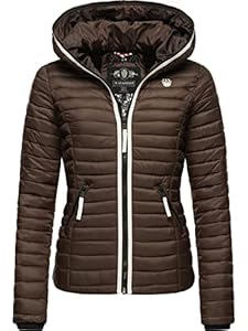 Navahoo Kimuk Prc, veste matelassée pour dame mi-saison Chocolat Noir S
