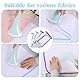 JIYIN 4 Stück Bügeltuch, 60 x 40 cm Mesh Stoff Bügeltuch Pad Bügelmatte Anti-Fokus-Schutzpolster Bügel Schutztuch für Einfaches Bügeln und Schutz