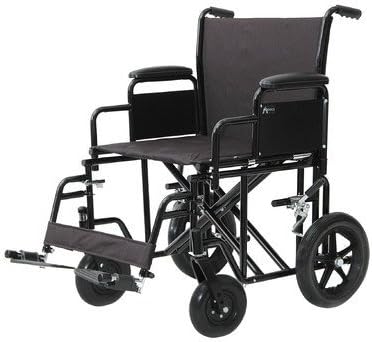 22" Bariatric Transport Wheelchair