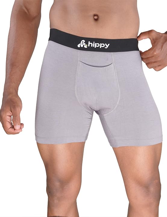 Men’s Modal Long Trunks with Front Opening| Ultra-Soft, Moisture-Wicking, Breathable Boxer Briefs with Comfort Waistband | Underwear for Man | Solid Colors, Sizes S–XXL-image-35