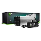 La batería Green Cell equipada con células Panasonic de la más alta calidad garantiza un excelente rendimiento, alcance y alta durabilidad.