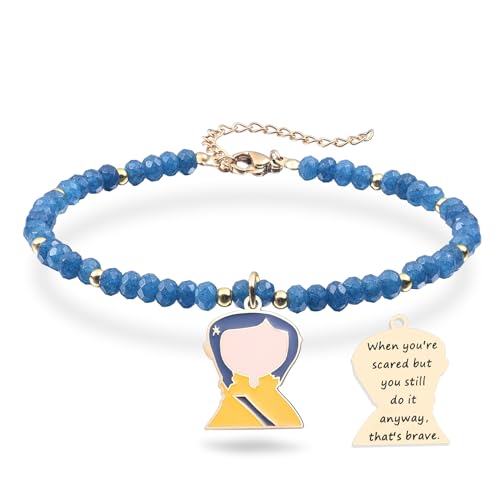 Melix Home Whimsical Stone Beads Bracelet Courage Gift For Her Women Daughter Teen Adjustable Bracelets