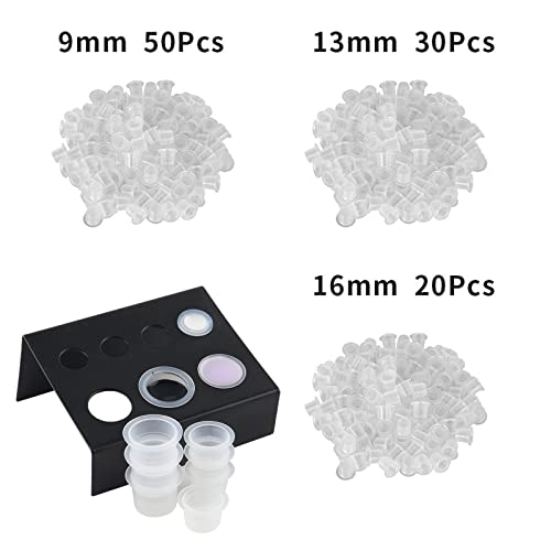 Tattoo Ink Mixer Machine Kit - Romlon Tattoo Pigment Mixer Machine With 100Pcs Mixing Sticks 100Pcs Mixed Tattoo Cups And Stainless Steel Tattoo Ink Cup Holder Stand For Tattoo Supplies #TOP5