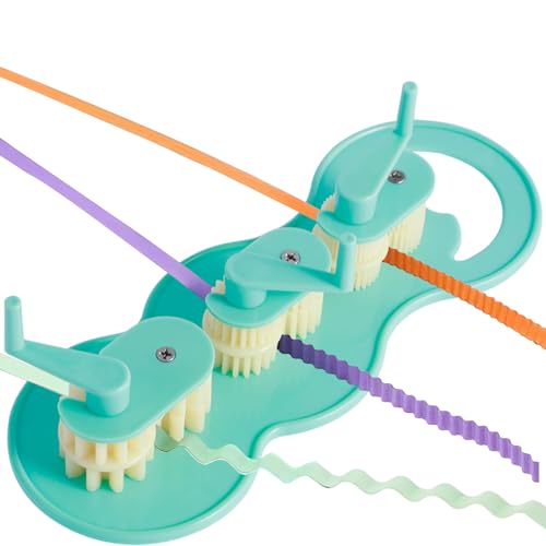 YLMFTNU Paper Crimper, Plastic Paper Quilling Crimping Tool, Paper Slip Wave Shaper Making Tool, Handmade Quilling Crimper DIY Quilling Supplies for Paper Quilling Papercraft, Blue