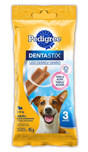 Petisco Pedigree Dentastix Cuidado Oral Para Cães Adultos Raças Pequenas 3 Unidades