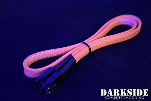 Cable SATA 3.0 30 cm con conectores 180° Amarillo miniatura 3