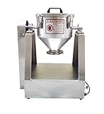 MXBAOHENG 10L Lab Dry Powder Mixer Particle Blender Powder Mixing Machine Stainless Steel Granual Blender 3kg (220V)
