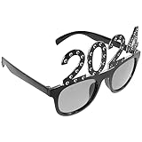Cabilock Zahlenbrillen Party Dekor Neujahr Supplies Farbige Silvesterparty Requisiten Fotobedarf Zahlenbrillen Party Supplies