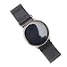 GOSETH Compatible with Samsung Galaxy Watch Active (40mm) Bands/Active2 (44mm) Bands, 20mm Mesh Stainless Steel Strap for Galaxy Watch Active/Active2 (Black)