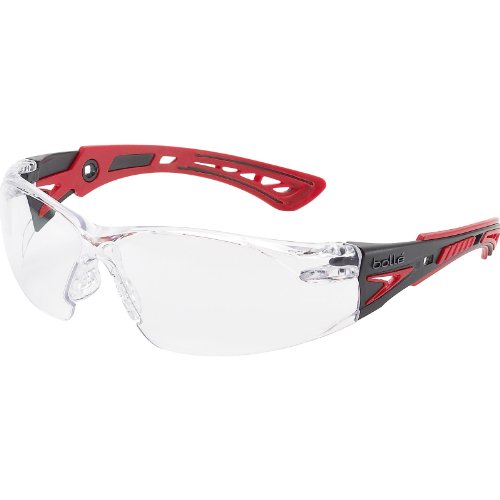 Precise Engineered Bolle Rush+ RUSHPPSI Adjustable Bridge Clear Safety Glasss