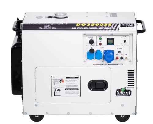 Pro-Lift-Montagetechnik Silent Stromaggregat 3000W 230V Stromerzeuger 4-Takt-Dieselmotor luftgekühlt Eletro-Starter Generator leise Diesel Notstromaggregat Silent 3kW