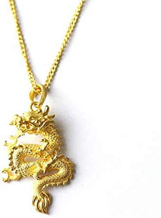 Amazon Primagold プリマゴールド 24金メンズジュエリー 龍モチーフ ドラゴン 純金ペンダント ネックレス紐付き K24メンズ 男性用 イエローゴールド ネックレス 通販