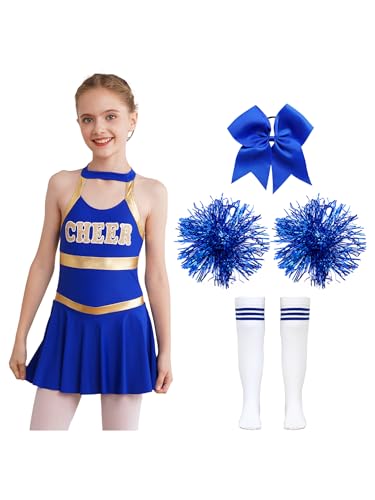 Fldy Mädchen Space Kleid Mit Haarreif - Glitzer Alien Kostüm Für Karneval & Halloween