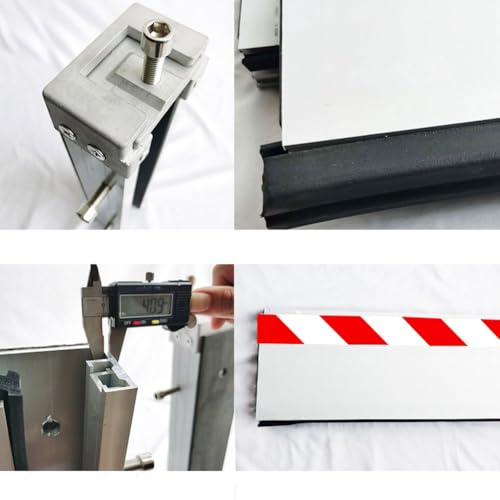 Barrera contra inundaciones de aluminio HXQSL para exterior de 80x60cm 4